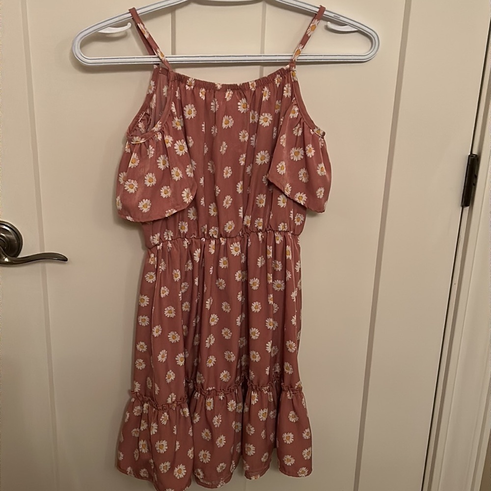 Jenna & Jessie pink floral sundress, size 10 kids - Picture 5 of 5